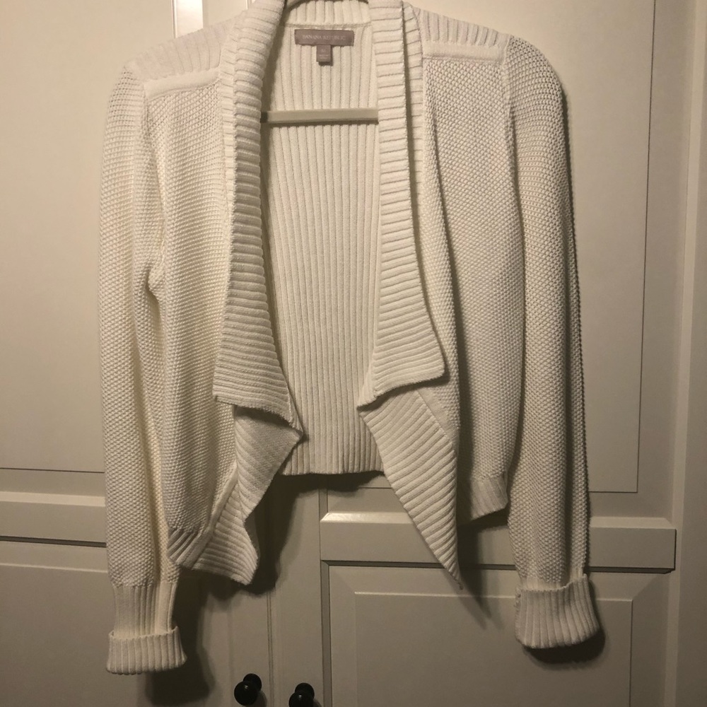 Banana Republic White Sweater